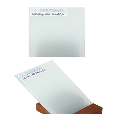 안전 우유 하얀 가루 유리 6.38mm - 25.52mm