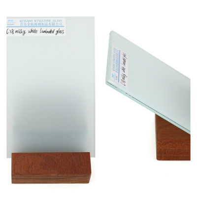 밀키 화이트 안전 라미네이트 유리 UV 보호 CE AS/NZS 2208 인증