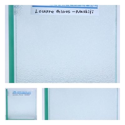 직사각형 F 녹색 맑은 루버 유리 4mm 5mm 6mm 두께 환기 유리